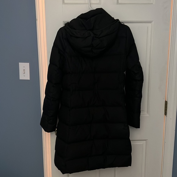 J. Crew Midnight Black Long Puffer Coat - Picture 2 of 4